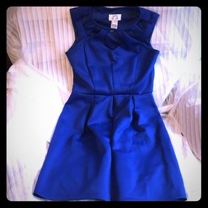 Sweet Storm Navy Blue Knee-length Dress